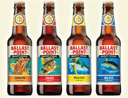Ballast Point Beer Bottles