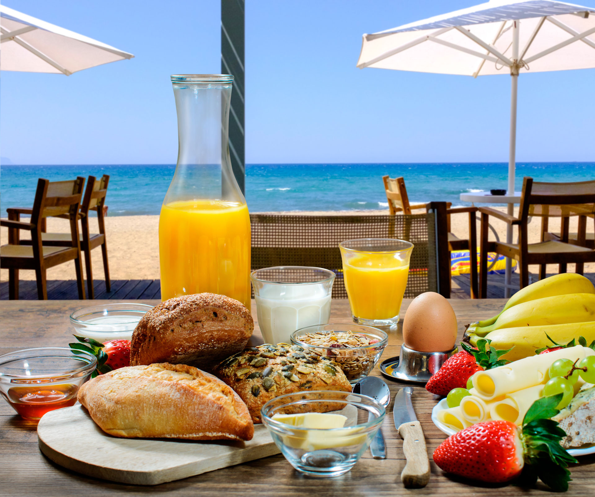 Brunch on the beach